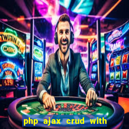 php ajax crud with datatables and bootstrap modals